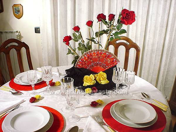 Spanish Style Table Setting