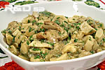 Stewed mushrooms