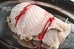 turbot fillet rolled