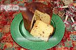 Italian Xmas cake made with fresh yeast