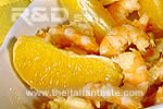 prawns and oranges
