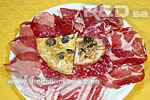 assorted Italian antipasto platter, Umbria-style