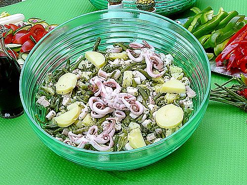  Insalata di polpo e verdure