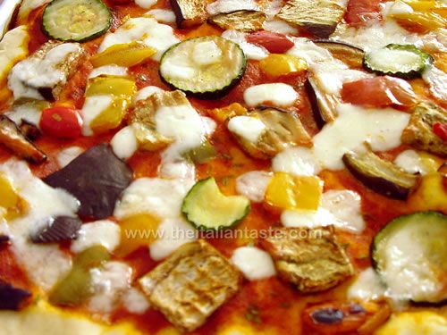 Pizza alle verdure grigliate