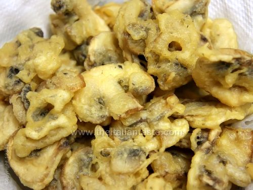 Fried mushrooms