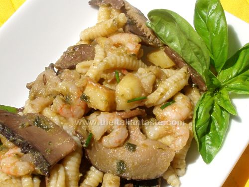 Shrimps and potatoes