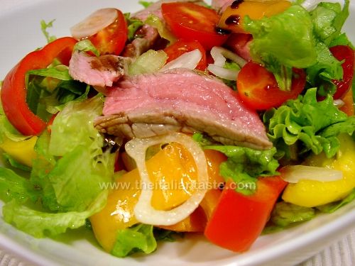 Summer beef-and-vegetable salad