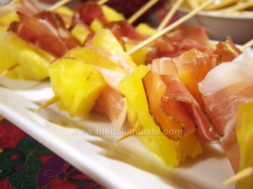 Finger food con speck e salumi