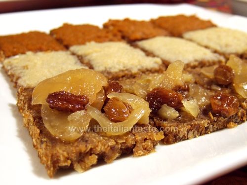 Paté on rye bread slices