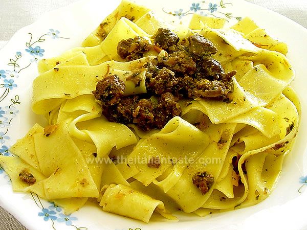 Pappardelle with hare sauce
