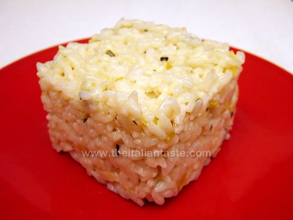 Risotto with sparkling wine