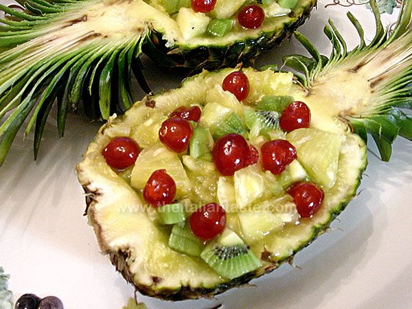 Pineapple-and- kiwi salad, Italian-style