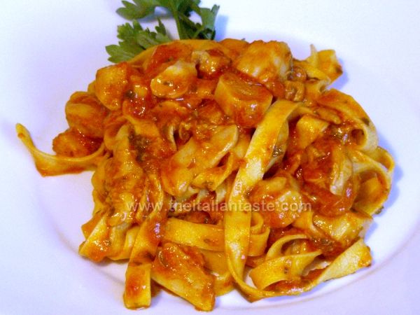 Mushroom tagliatelle