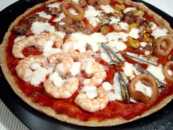 Seafood pizza recipe