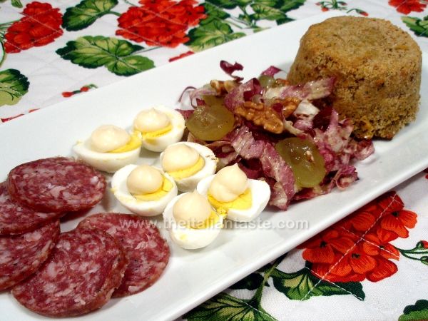 Sformatini con fiori di zucchine