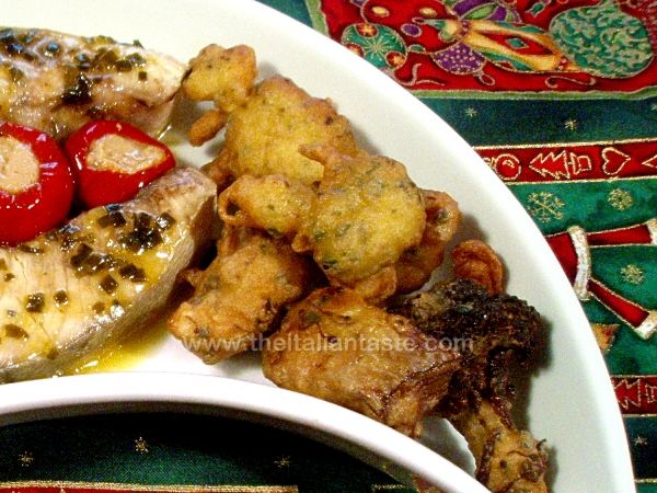 Deep-fried artichokes in batter