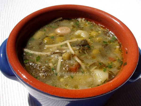 Minestrone con il pesto