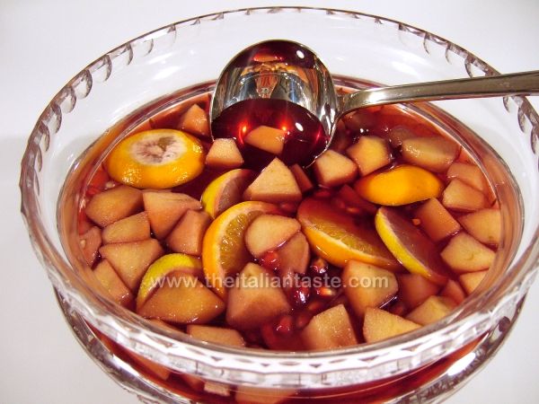 Sangria rossa, ricetta invernale