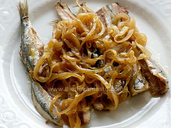 Sardines in sweet and sour sauce