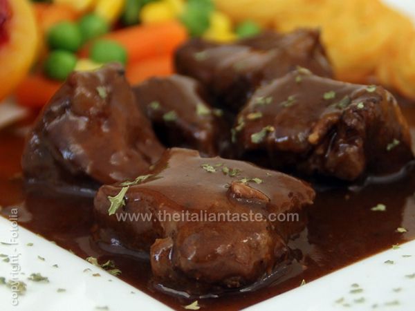 Wild boar with jujube liqueur