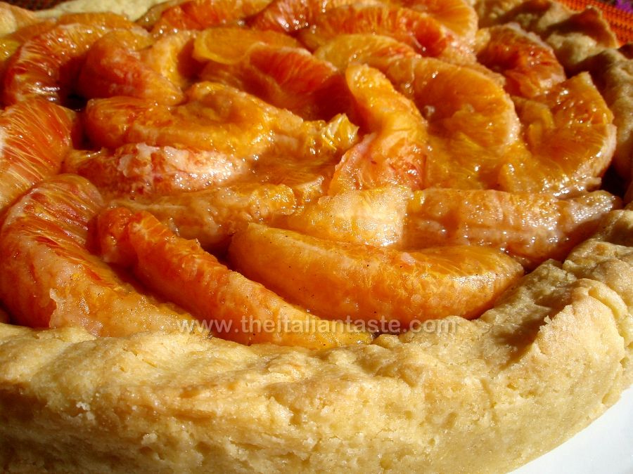 Chocolate-and-orange tart